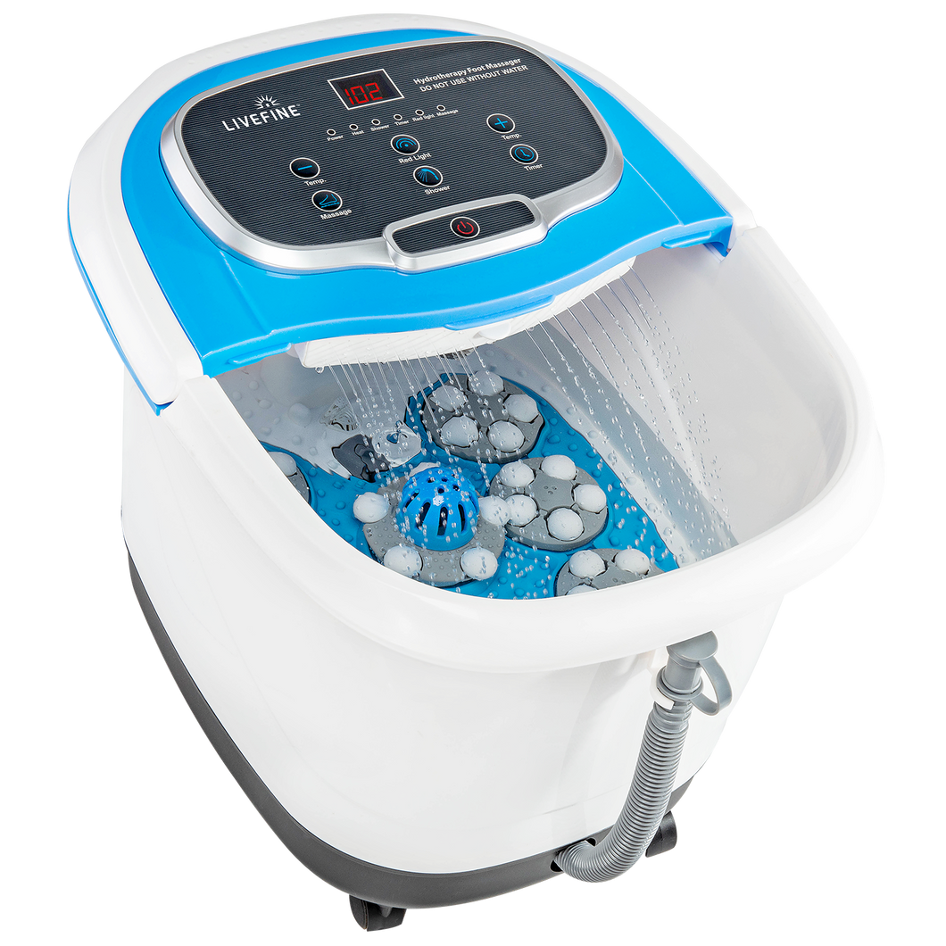 Portable Foot Spa with Automated Rollers